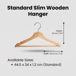 Standard Slim Wooden Hanger