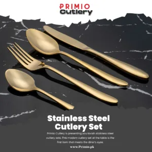 Primio Gold Stainless Steel Cutlery Set